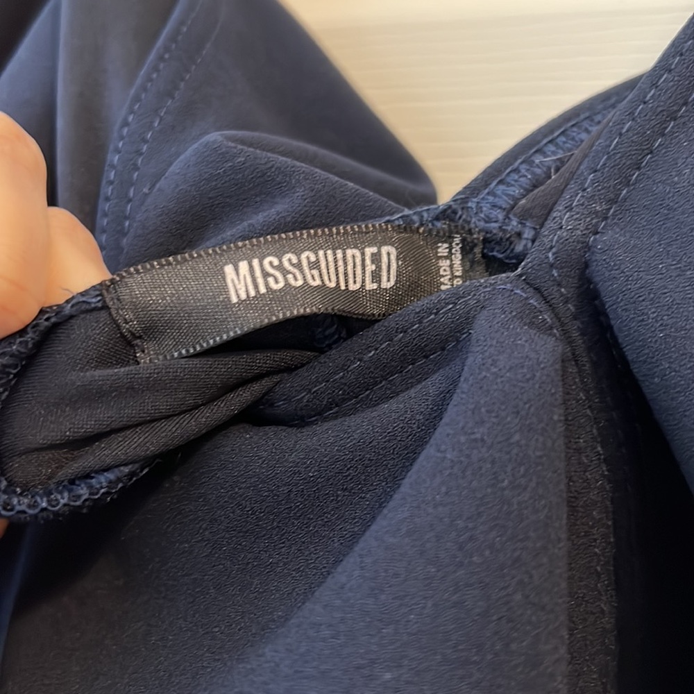 Navy blue mermaid maxi gown/dress - Picture 4 of 4